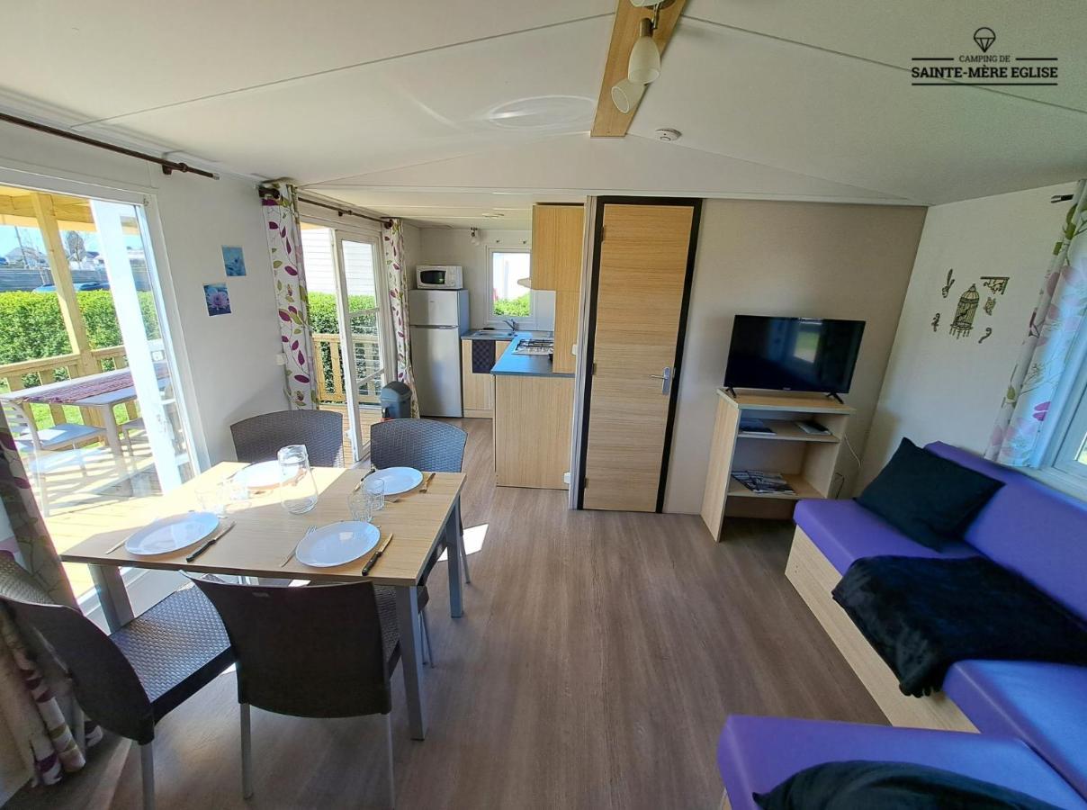 Camping Sainte Mere Eglise Exterior foto