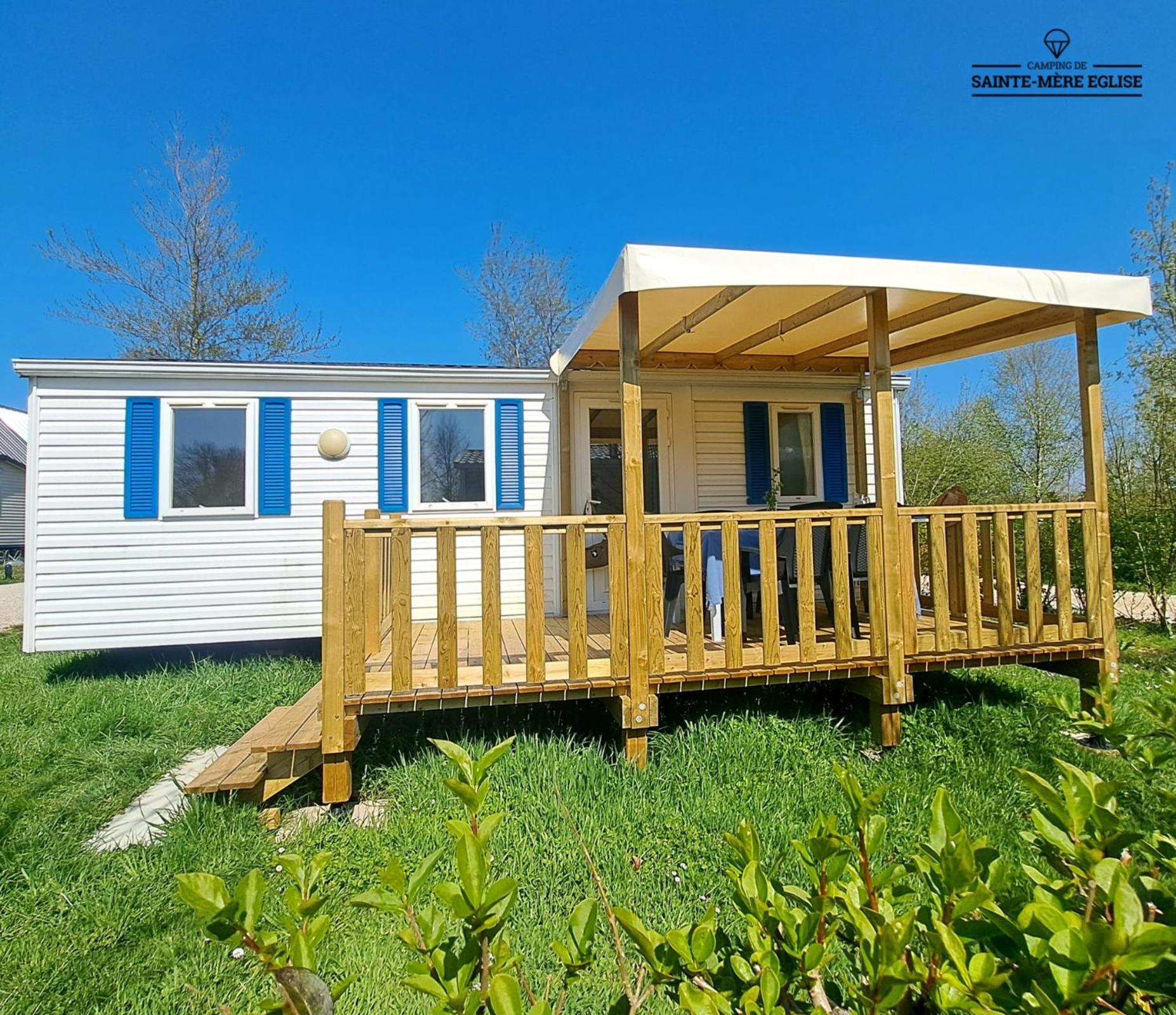Camping Sainte Mere Eglise Exterior foto